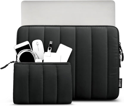 TECOOL Puffy 13.3 Zoll Laptop Hülle Tasche MacBook Air Pro
