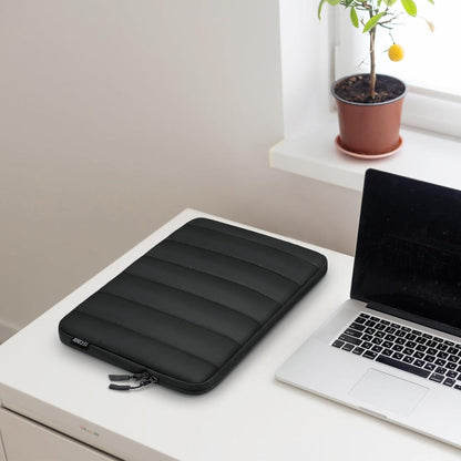 Laptoptasche 14 Zoll, spritzwassergeschützt, mit Zubehörtasche, Schwarz