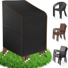 Gartenstuhl Abdeckung 420D Oxford Wasserdicht Winterfest 91x71x120cm