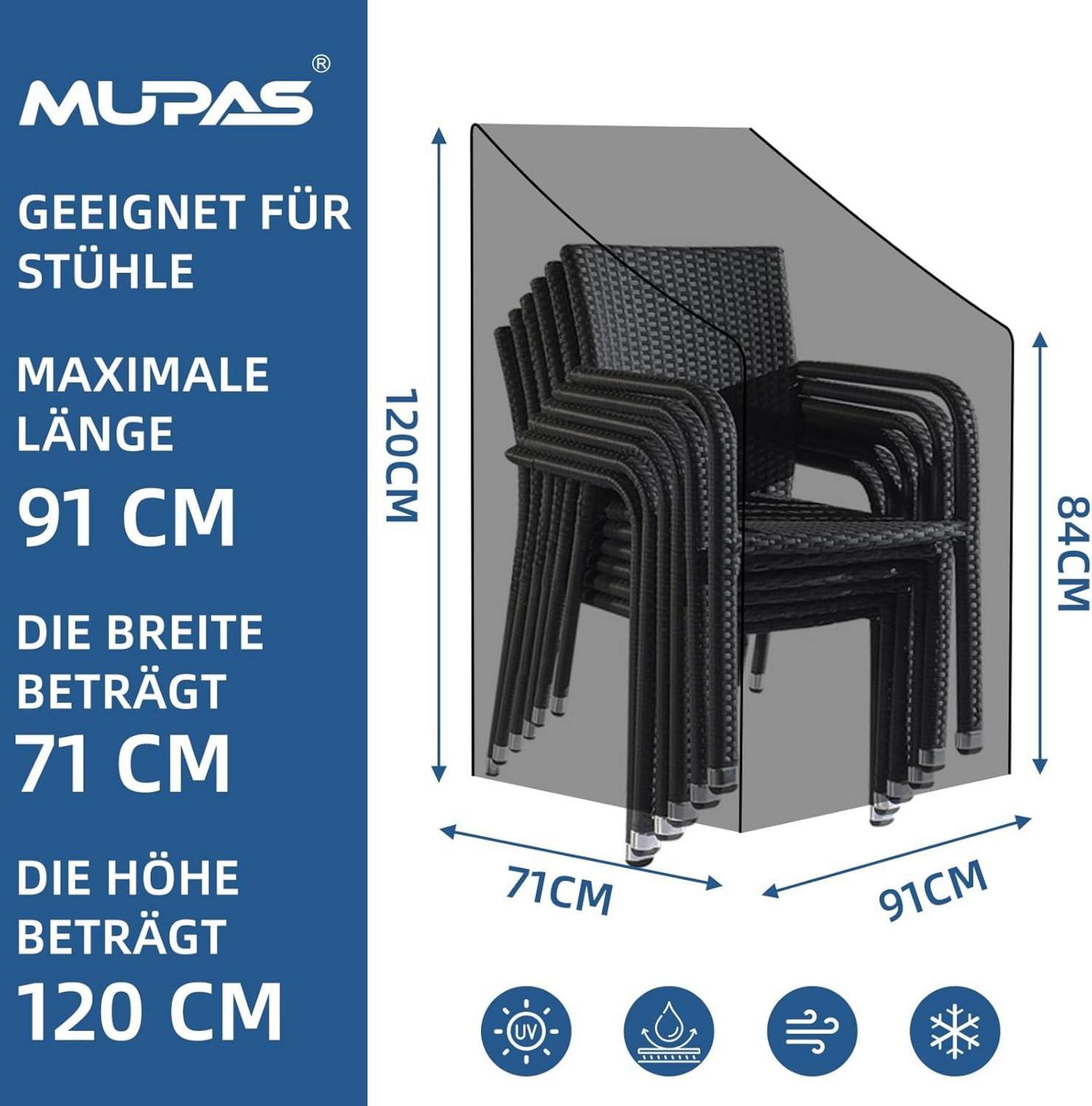 Gartenstühle Abdeckung 420D Oxford-Stoff Wasserdicht