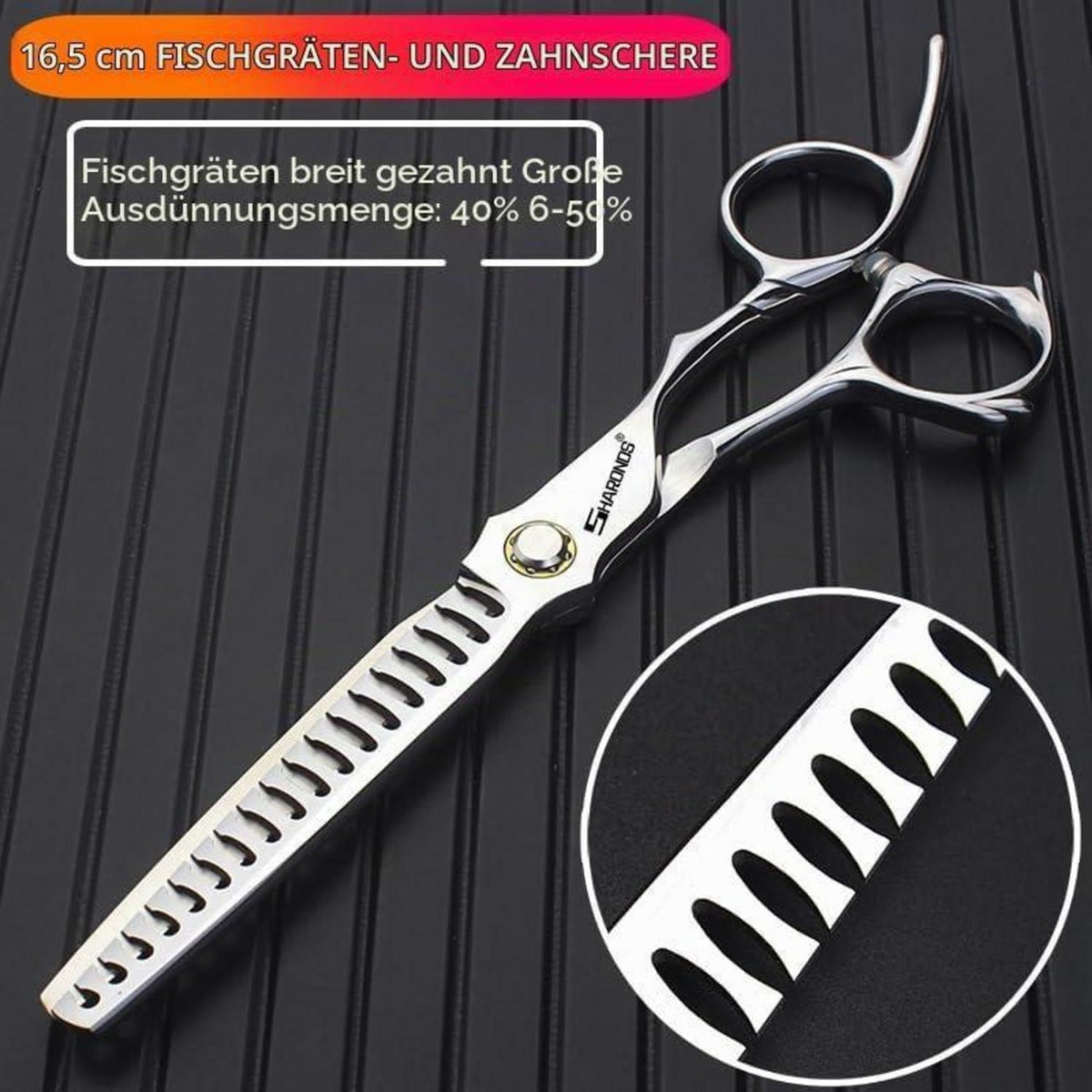 Professionelle Haarschere 6/6,5 Zoll – Japanische 440C Stahl