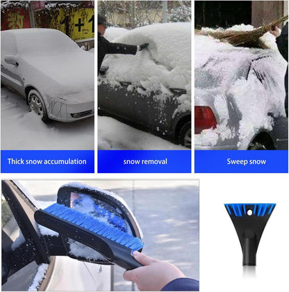 Auto Eiskratzer 2in1 Abnehmbarer Eisschaber Blau