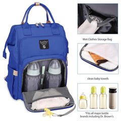Baby Wickelrucksack mit Wickelunterlage und isolierten