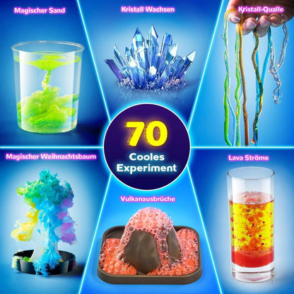 70 Experimente Wissenschafts-Kit Kinder MINT Spielzeug
