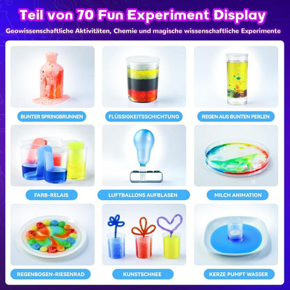 70 Experimente Wissenschafts-Kit Kinder MINT Spielzeug
