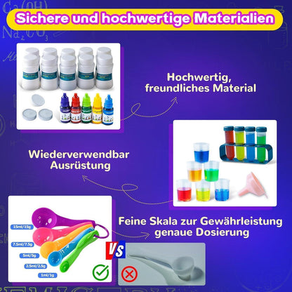 70 Experimente Wissenschafts-Kit Kinder MINT Spielzeug