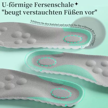 Orthopädische Einlegesohlen für Herren & Damen, Fersensporn, Sport, Atmungsaktiv, Fußschmerzen, Insole, Laufen