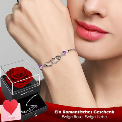 Ewige Echte Rose Geschenkbox Infinity Rosen Frauen Muttertag Valentinstag