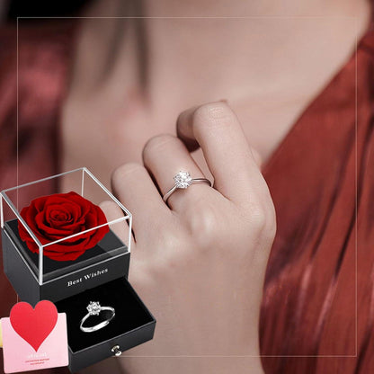 Ewige Rose Geschenkbox für Frauen Muttertag Valentinstag