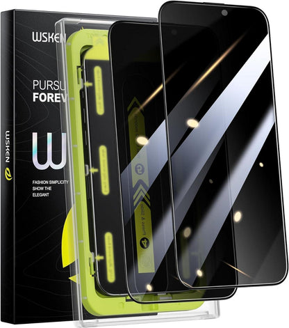 iPhone 16/15 Plus Sichtschutz Panzerfolie 2.5D 28° Privacy 2er Set