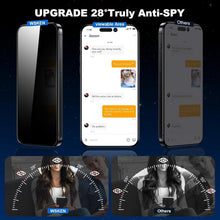 WSKEN 2 Stück iPhone 16 Plus/15 Plus Sichtschutz Schutzfolie