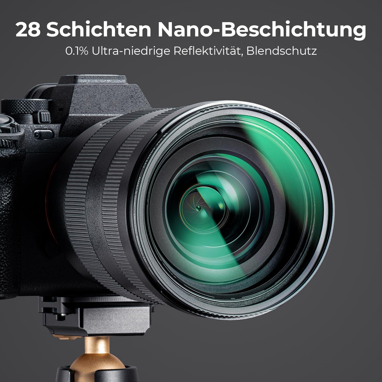 82mm Nano-X Ultra-niedrige Reflexion MC UV Filter Schutzfilter