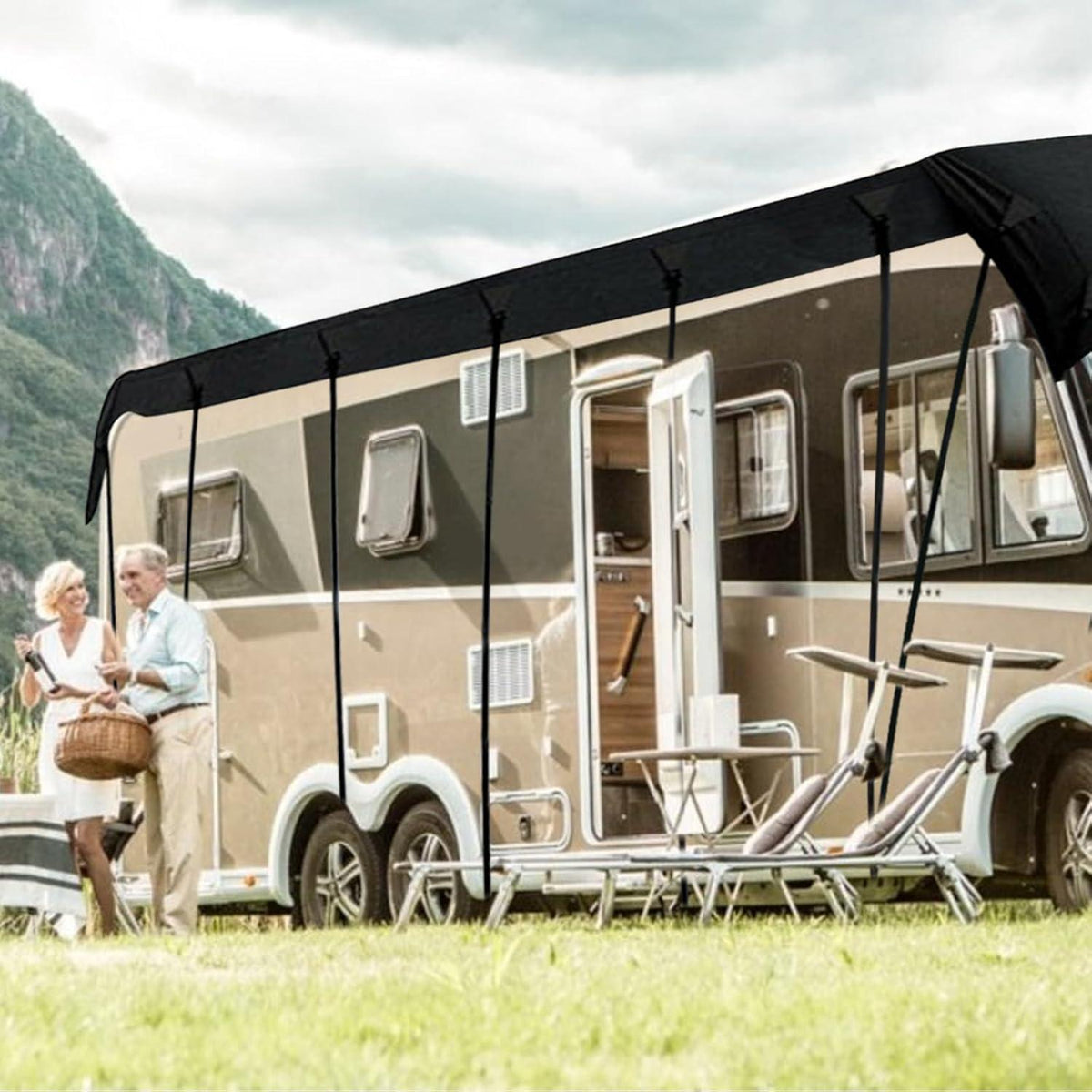 Wohnmobil Dachschutzhülle 6,5 x 3 m – 210D Oxford Gewebe