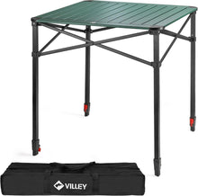 Klapptisch Aluminium Tragetasche Campingtisch Alu 70x70x78cm