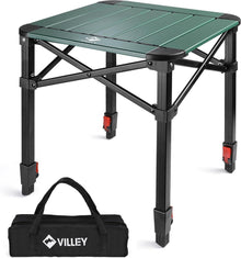 Aluminium Klapptisch mit Tragetasche für Camping, Picknick und Strand