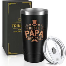 Thermobecher 20oz Edelstahl Beste Papa Geschenk-Personalisiert
