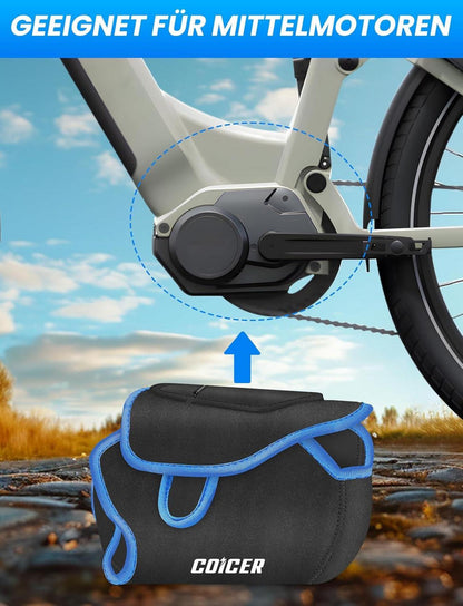 COICER Ebike Mittelmotor Schutzhülle Regenschutz für Bosch Brose