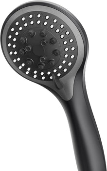 Duschkopf Regendusche Hochdruck Brausekopf 5 Strahlarten Schwarz