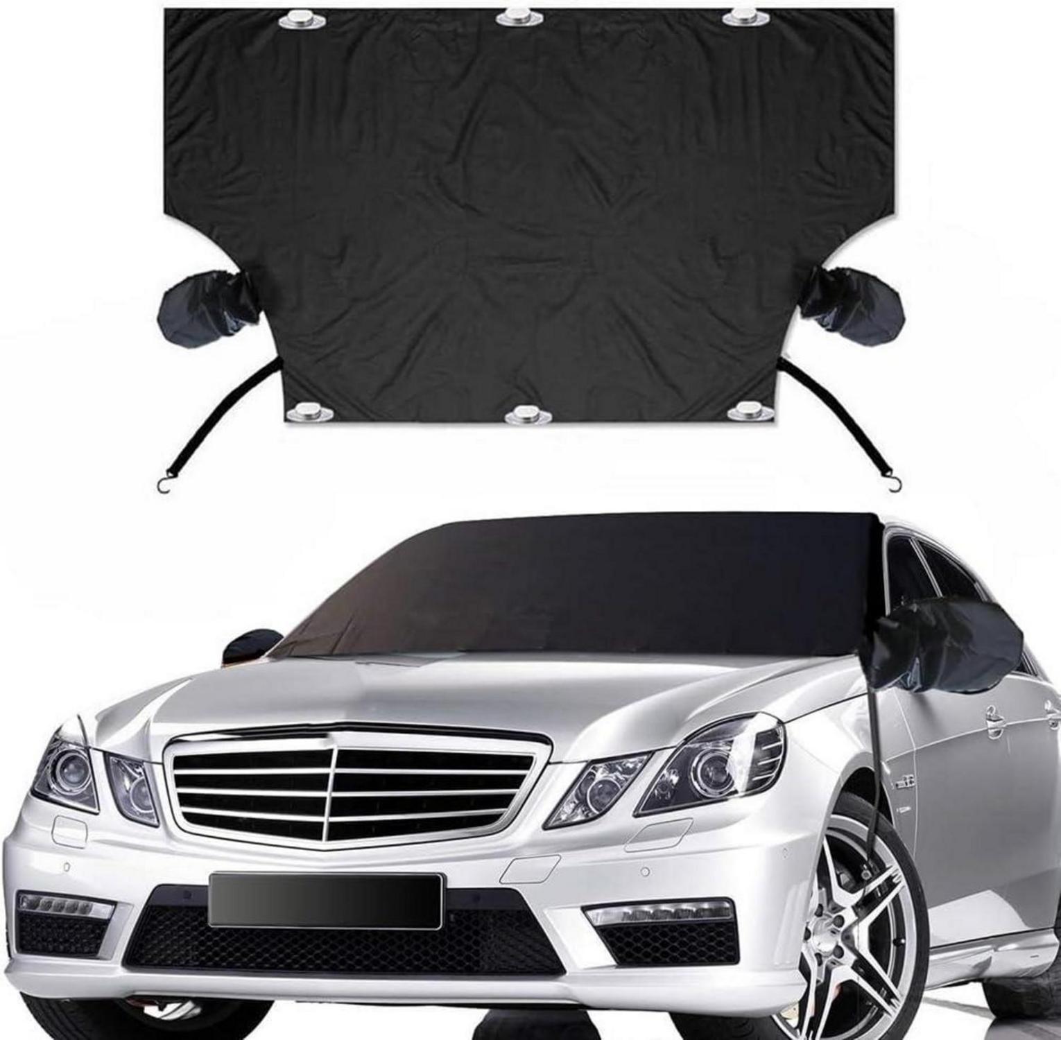 Frontscheibenabdeckung Auto Magnet Fixierung Winter 215x155cm