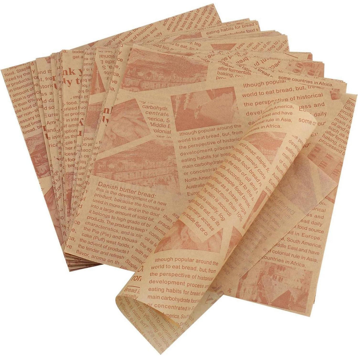 Deli Papierblätter 200 Stk. 18x18cm, umweltfreundlich