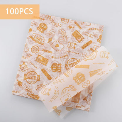 Deli Papierblätter 100er Set, Zeitungsdruck, 25x21.5cm