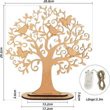 Giftota Geldbaum Holz LED Lichterkette Geldgeschenke