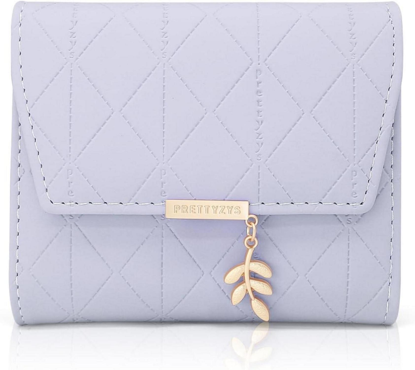 Damen Mini Geldbörse Vegan Leder Münzfach Kartenfächer