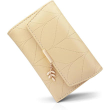 Damen Geldbeutel aus Veganem Leder mit Kartenfächer und