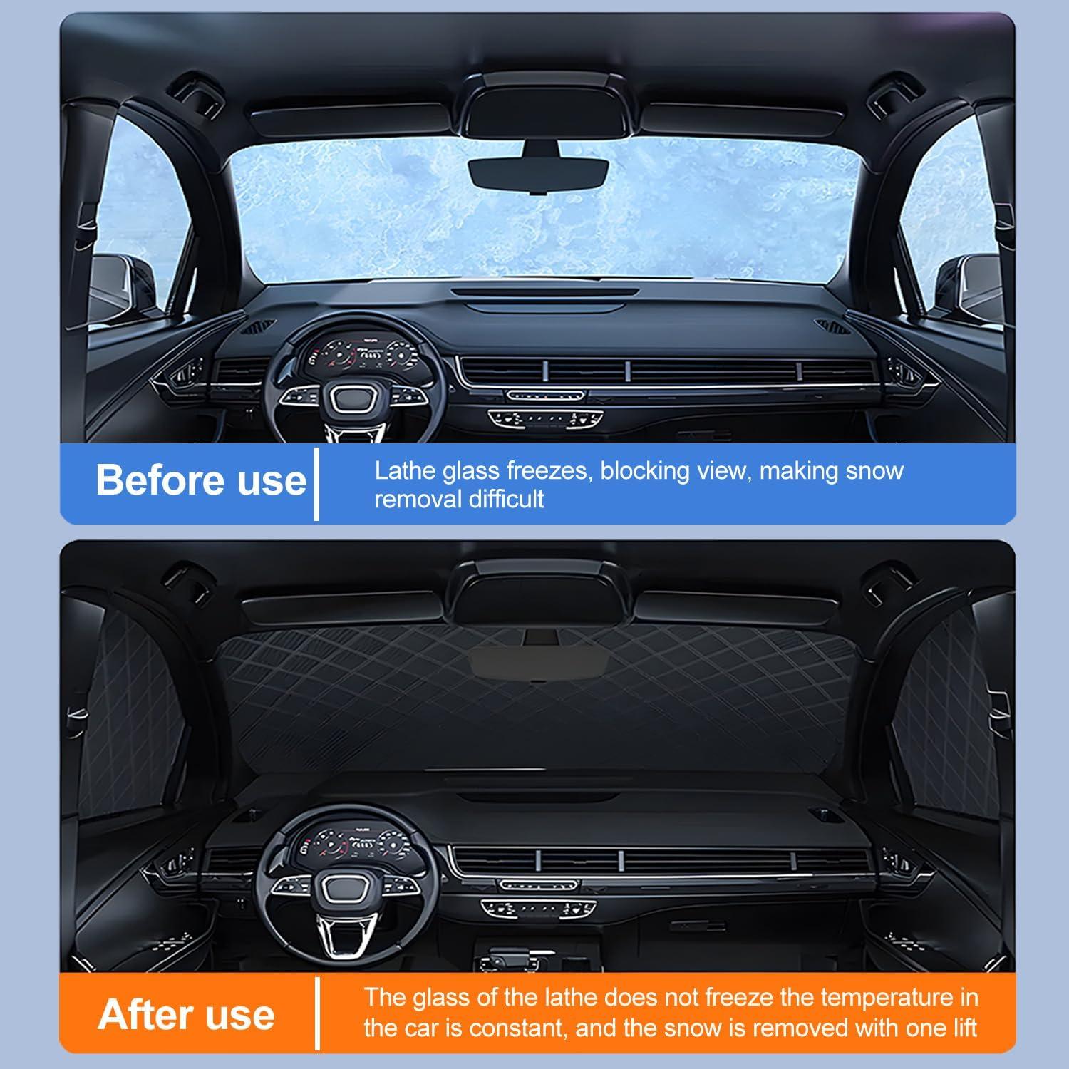 Frontscheibenabdeckung Auto Winter 600D Oxford Material SUV 142 x