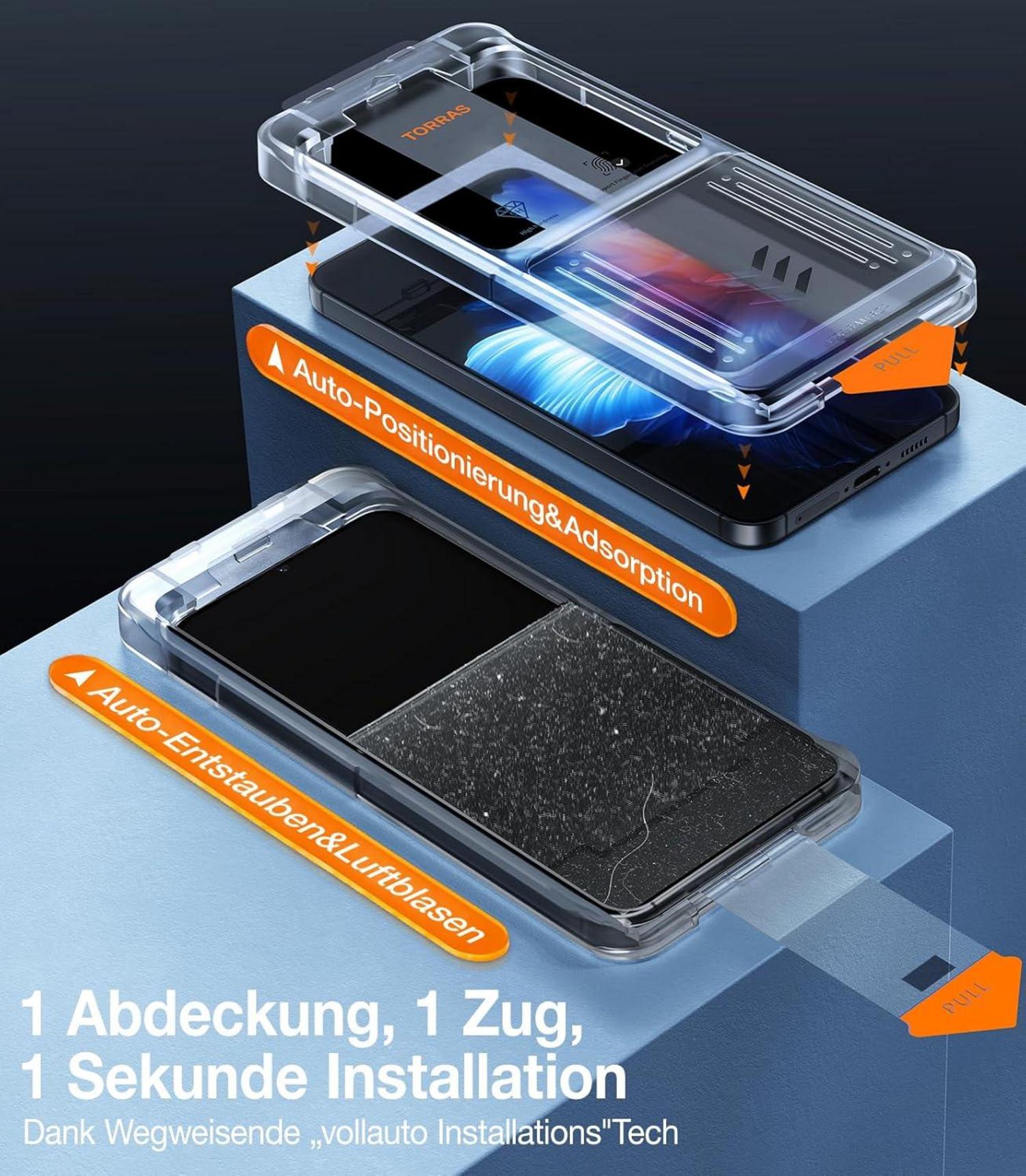Schutzglas Samsung Galaxy S24 Panzerglas 9H+ 2 Stück