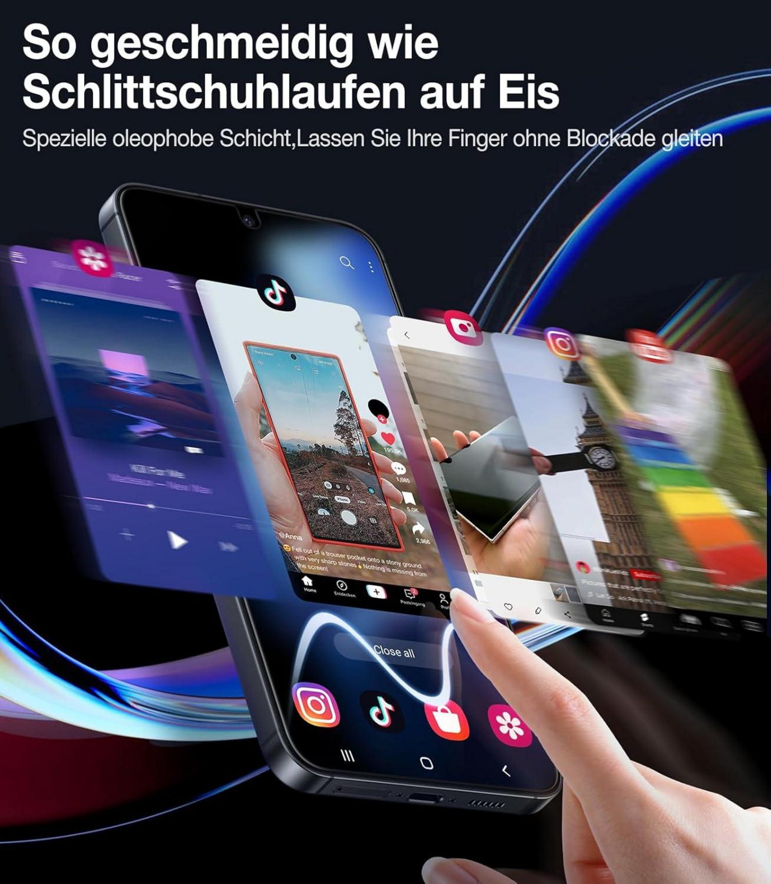Panzerfolie Samsung Galaxy S24 9H+ Glas 2 Stück