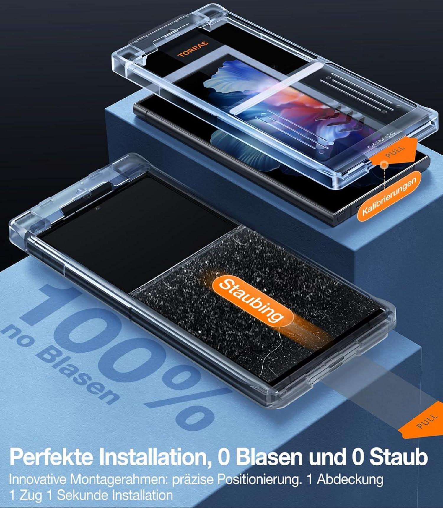 Samsung Galaxy S24 Ultra Panzerglas Schutzfolie 9H+ 2 Stück