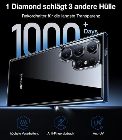 Samsung Galaxy S24 Ultra Hülle - TORRAS Diamond Series Stoßfest Anti-Vergilbung