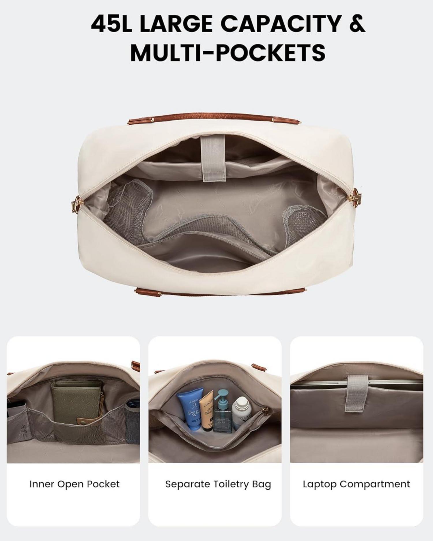 Reisetasche Damen Sporttasche mit Schuhfach und Nassfach