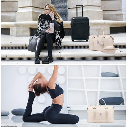 Damen Reisetasche Weekender Handgepäck Sporttasche 30L
