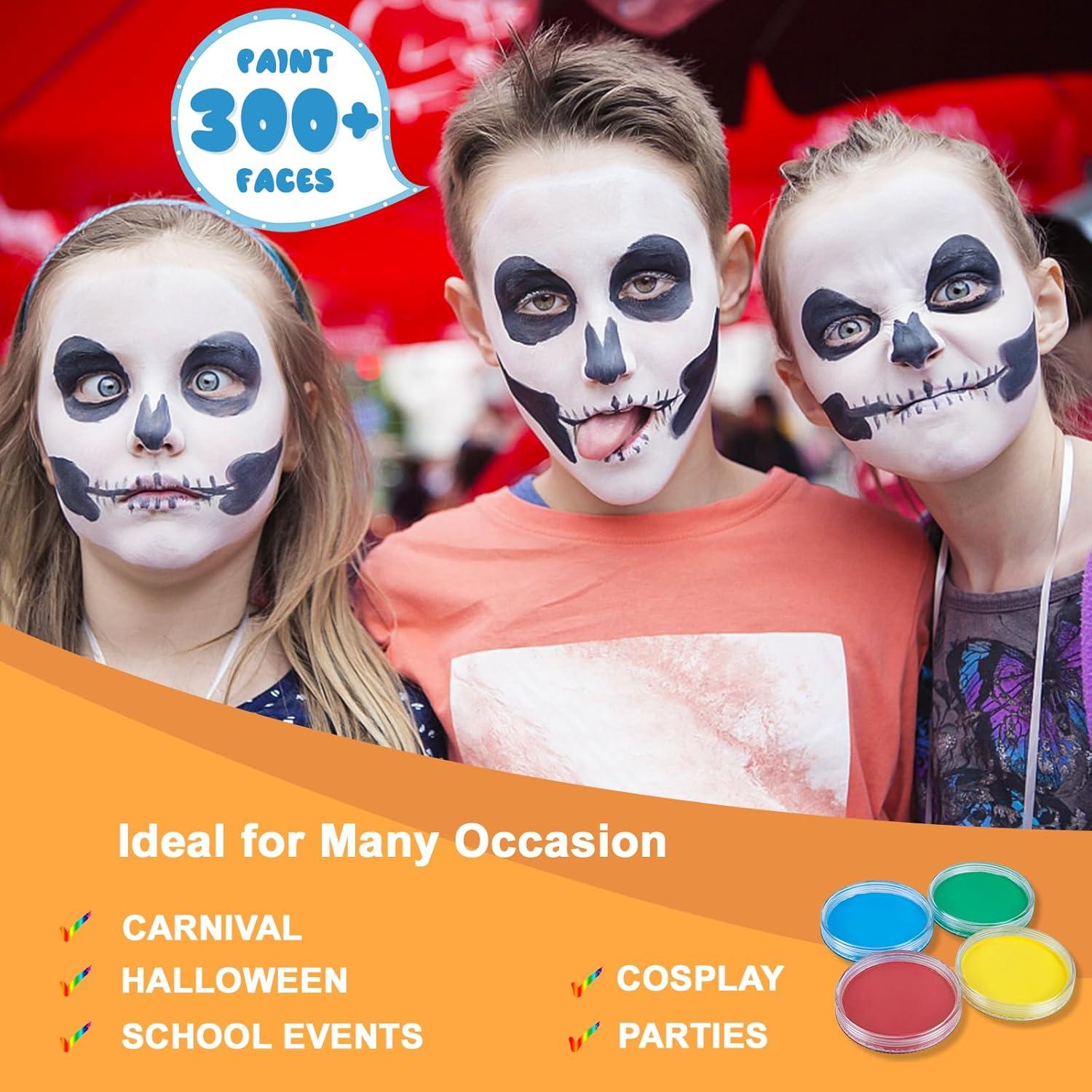 Profi-Schminke Gesichts- und Bodypainting Halloween Fasching Partys
