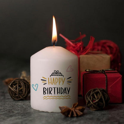 Kerzentattoos Geburtstag DIY Wasserschiebefolie Happy Birthday Festliche Dekoration