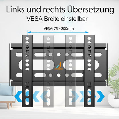 TV Wandhalterung für 14-42 Zoll TV bis 25kg VESA 200×200 Ultra Dünn