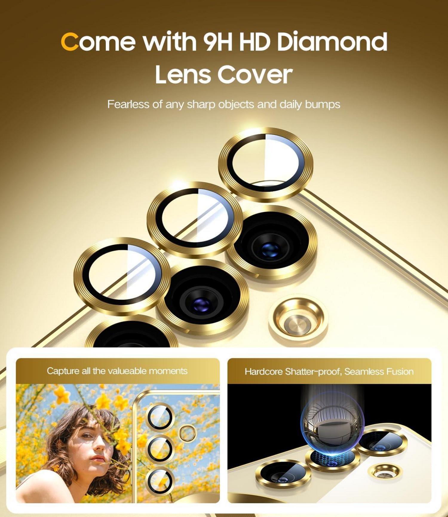 JUESHITUO Samsung Galaxy S24 Hülle MagSafe Starke Magnete Gold