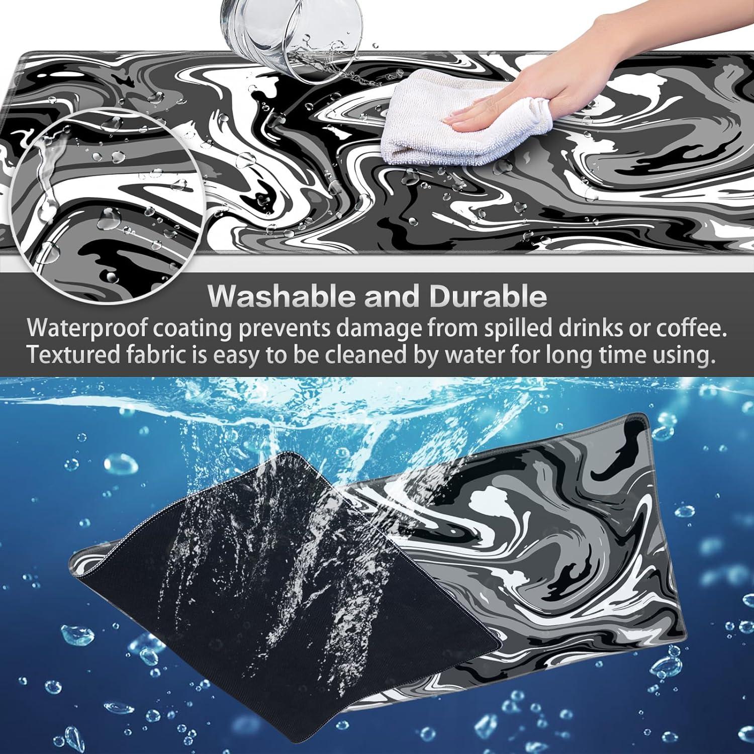 Gaming Mauspad XL 800x300mm Fluid Art maßgeschneidert wasserfest rutschfest