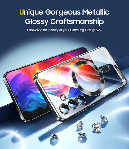 Magnetische Samsung S24 Hülle für MagSafe KameraschutzGalaxy S24 Case