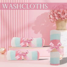Waschlappen-Set 6-teilig Korallenfleece