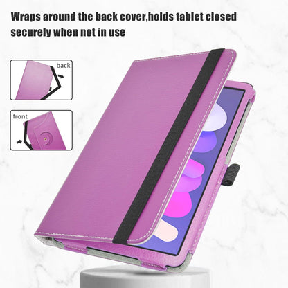 Schutzhülle für Tablet 8.4 Zoll, 360° Drehbar, Violett