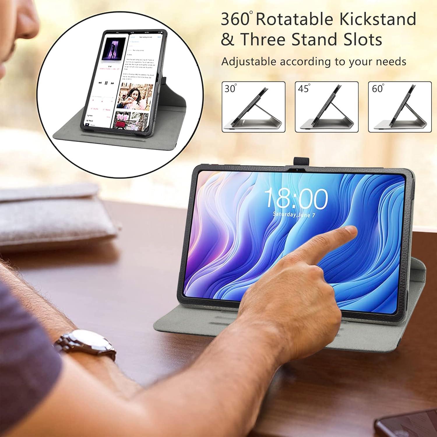 TECLAST T60 360° Rotating Standfunktion hülle 12 Zoll Tablet Schwarz