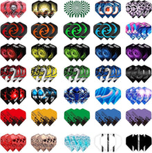 Dart Flights 105 Stück PET Standard für Darts, Soft und Steel Tip