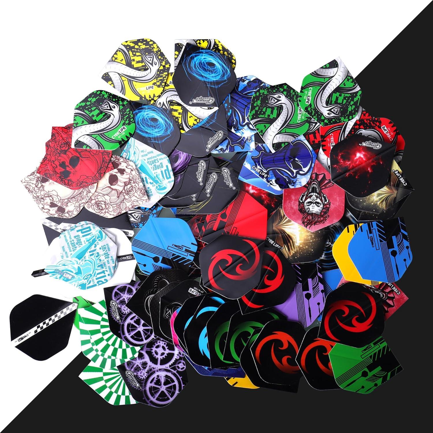 105er Packung Standard PET Dart Flights für Darts, Soft- und Steel Tip