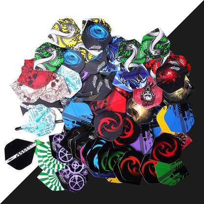 105er Packung Standard PET Dart Flights für Darts, Soft- und Steel Tip