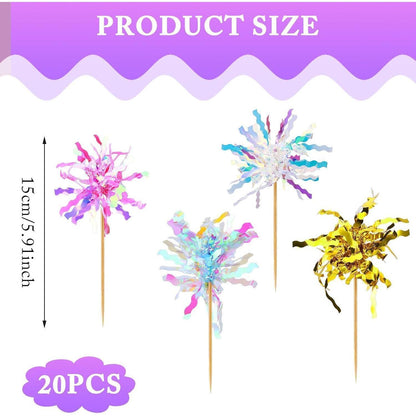 Cocktail Zubehör 20 Stück Cocktail Picks Feuerwerk Deko