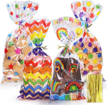 Zellophantüten 100er Set Transparent mit Twist Krawatten
