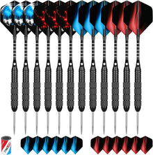 Dartpfeile Metallspitze Flights Sharpener 22g Schwarz